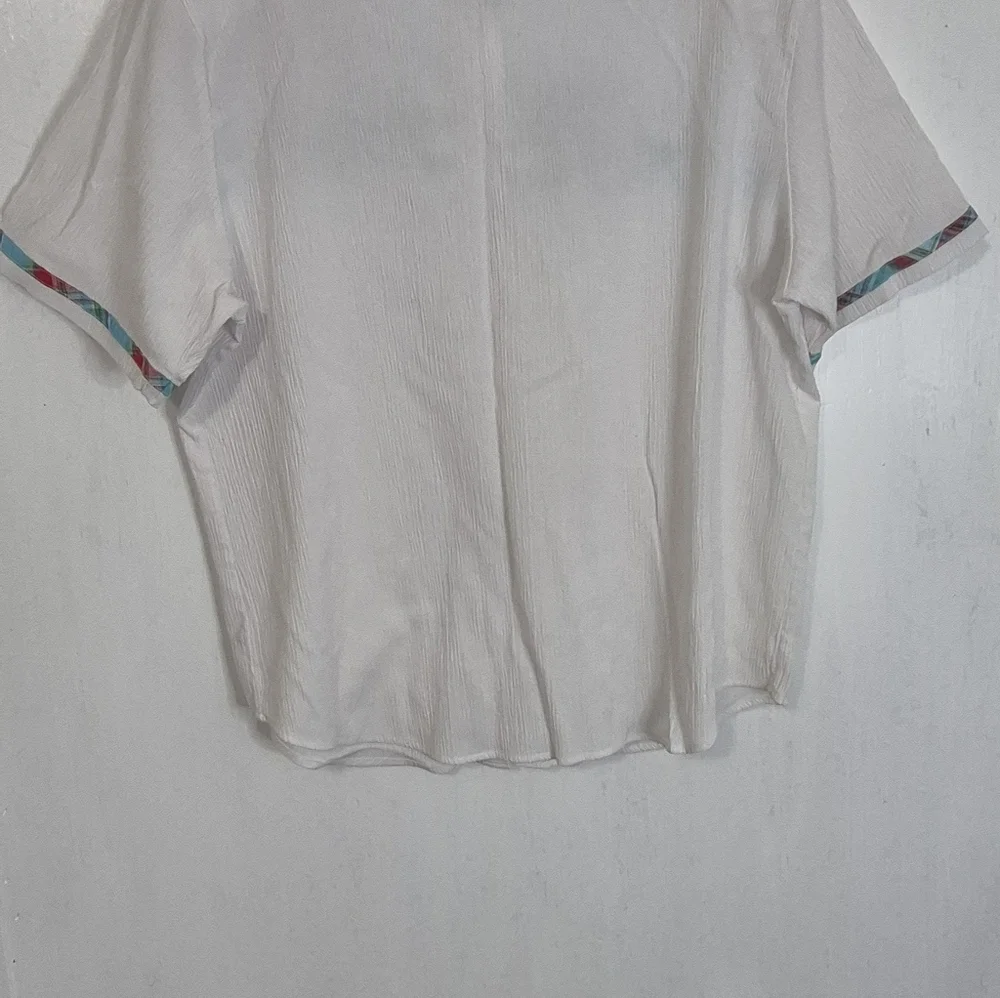 KORET Womens Size Xl Embroidered Blouse - Picture 6 of 7